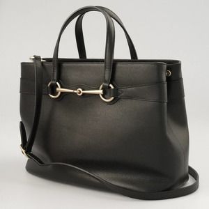 💎✨BEAUTIFUL✨💎 GUCCI 2 way Shoulder Hand Bag Calfskin Leather